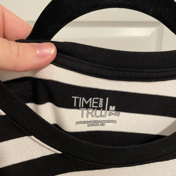 Time and Tru Women's Sleeveless Knit Swing Dress - Picture 4 of 4